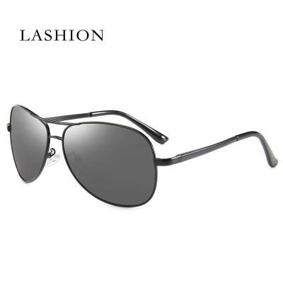 China Anti UV400 Logo Metal Sun Shades Glasses Custom Made Wholesale TAC Lens Private Label Logo Polarized Men's Sunglasses for sale