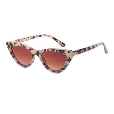 China Anti Designer Sun Glasses Manufacturer Retro Cat Eye Sunglasses 2021 Leopard Cat Eye Sunglasses Custom Eyewear UV400 for sale