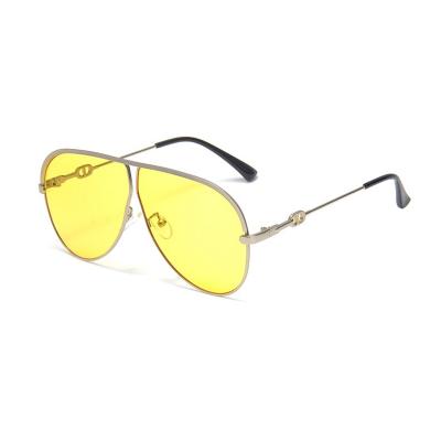 China High Definition Night Vision UV400 Glass Metal Sunglasses UV400 Anti Gas Night Vision For Diving for sale