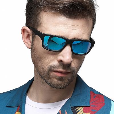 China New Arrival Fashionable Anti Vintage Logo Classic Sports Style Sunglasses Custom Men's River 2021 UV400 for sale