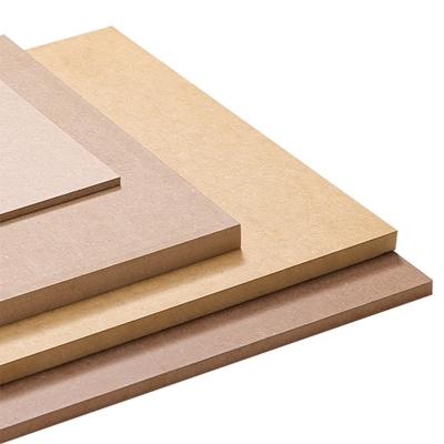 China Cheap MDF board 3mm maker sheet wood production plant hr E1 moisture proof 780kg/m3 grade 780kg/m3 for sale