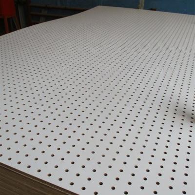 China Melamine Hole MDF, MDF With Hole, MDF Peg Board 1220x2440mm Or Any Cut Sizes for sale