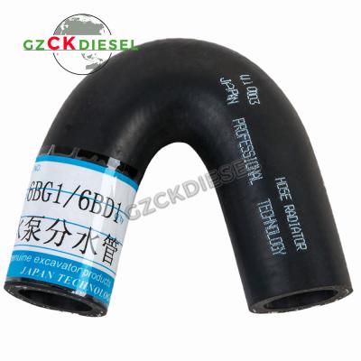 China By Pass Water Rubber Hose 8-97224204-0 8972242040 For Isuzu 6BG1 6BD1 Engine for sale