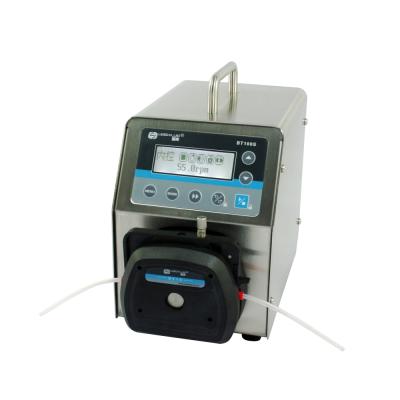 China Buildings BT100S DT10-18 Commercial Precise Variable Speed ​​Laboratory Electric Peristaltic Pump Liquid Metering Fluid Pumps 0.0002-82ml/min for sale