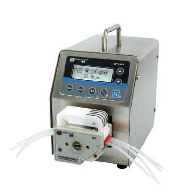 China Buildings BT100S DG6-4 Commercial Lab Variable Speed ​​(6rollers, 4channels) Dosing Pump Liquid Water Pumps 0.0002-49ml/min Peristaltic Pump for sale