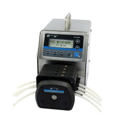 China Industrial Large Buildings BT300S DT15-44 Commercial Lab Variable Flow Speed ​​Dosing Peristaltic Pump Tubing Water/Liquid Fluid Pump 0.07-770ml/min for sale