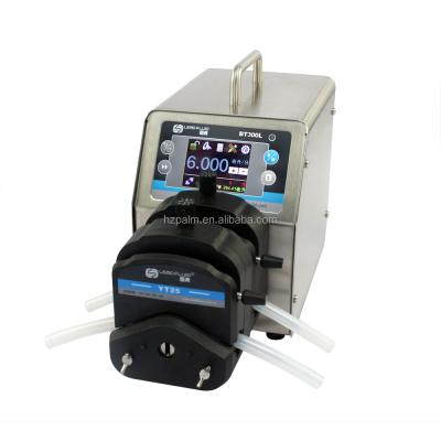 China BT300L 2xYT15 Commercial Buildings Pump Water Liquid Industry Laboratory Flow Control Intelligent Peristaltic Pump 0.006-1300ml/min for sale