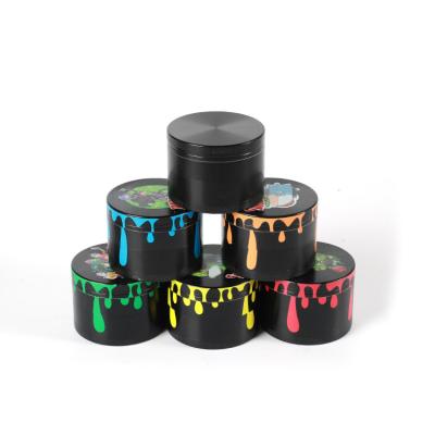 China Aluminum Alloy Jiju Aluminum Alloy Container and 4 Pieces Metal Manual Spice Tobacco Herb Grinder for sale