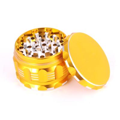 China New High Quality Aluminum Alloy Jiju Style Manual Diamond Metal Herb Grinder For Aluminum Wholesale for sale