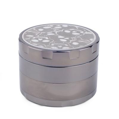 China JIJU Zinc Alloy JL-663J NEW Herb Grinder 4 Pieces Mini Metal Grinder Set Tobacco Grinder Custom logo for sale