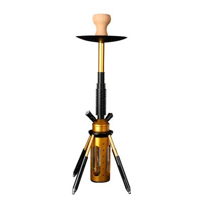 China Wholesale Hookah Rocket Shisha Hookah Set Russian Design Big Hookah New With Led And Hookah Accessories for sale