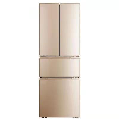 China COMPRESSOR Stainless Steel 4 Door Home and Commercial Cooler Refrigerator Freezer for sale