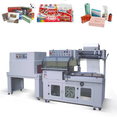 China Food Automatic L Type Shrink Wrap Machine Rigid Wrap Machine Bottle Shrink Wrapping Machine for sale