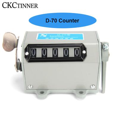 China Mechanical Totaling Punch D-70 Resettabl Zipper Machine Counter Design 57*85*35 for sale