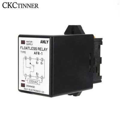 China AFR-1 Relay Water Level Sealed Liquid Level Controller AC220V 50/60hz Switch Automatic Water Supply Drainage with Base and 2M Probe for sale