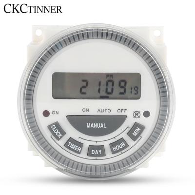 China TM619 AC 220V 230V 240V Digital Timer LCD Power Timer Time Switch Programmable Relay 16A for sale