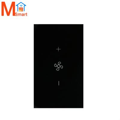 China Control+Voice App Control M.smart Support Wireless Fan Speed ​​Remote Control US Google Home WIFI Touch Fan Dimmer Smart Power Switch for sale