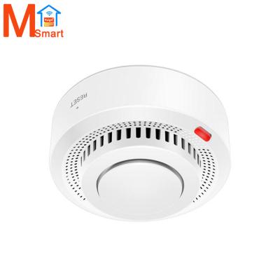 China Tuya WiFi Sensor Smoke WiFi 3V Battery Household Fire Sensor Detector with Smoke Detector Sensor for Home Security for sale