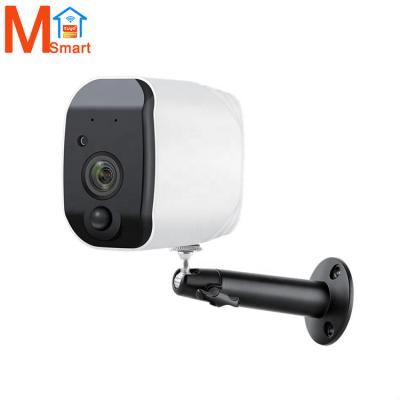 China Human Motion Tracking Manufacture Low Power Wireless WiFi 18650 IP Security Camera Tuya Smart Rechargeable Battery Powered IP Camera for sale