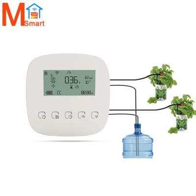 China WiFi Tuya Smart Home Smart Home Watering Sprinkler App Control+Voice Control Timer Drip Irrigation Auto Micro Dual System Pump Watering Sprinkler for sale