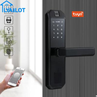 China WiFi Smart Wireless Door Fingerprint Control APP Tuya Brand Outdoor/Courtyard M.smart Door Smart Lock for sale