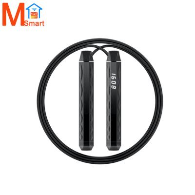 China 2022 APP Control+Voice Control New Product Smart Jump Rope APP Data Item Adjustable Wear-Resistant Rope Jumping LED Display for sale