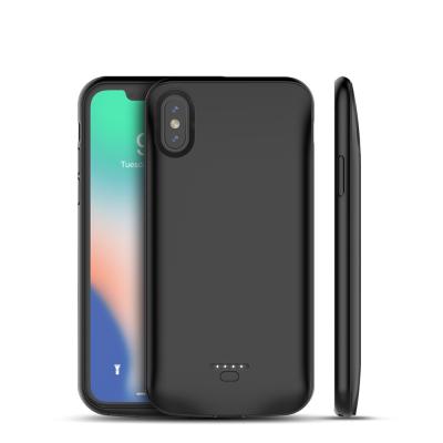 China Wholesale Wireless Charging Portable Battery Charging Case For iPhone X Power Bank Charger Mobile Phone for sale