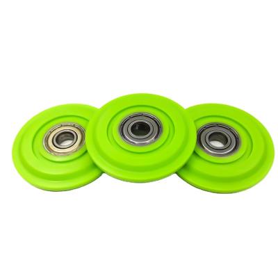 China China Supplier Low Noise Plastic Coated Ball Bearing For Sliding Shower Door Pulley for sale