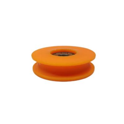 China Low Noise Factory High Quality Bearing Nylon Bearing With OEM Plastic Pulley Rubber Coated Bearing for sale