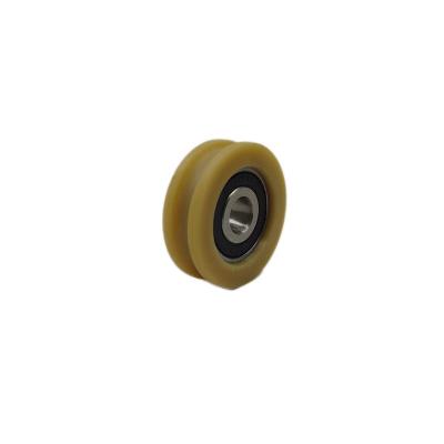 China 6200RS Low Noise Plastic Nylon Roller Rowing Seat Roller Wheel Bearing Pulleys POM Coated for sale