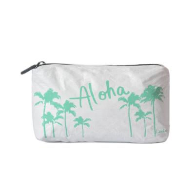 China Dupont Bag Water Resistant Aloha Paper Mini Pouch Tyvek Storage Bag Waterproof Cosmetic Makeup Small Lightweight Tear Resistant Bag For Daily Use for sale