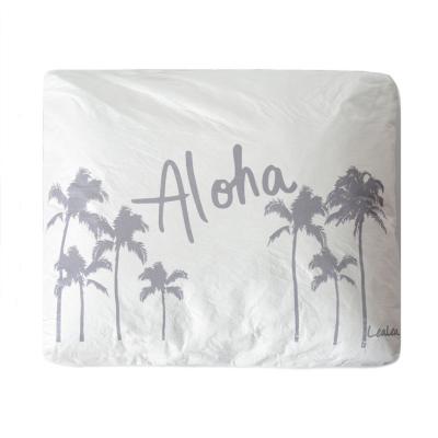 China Coconut Tree Water Resistant Tyvek Pouch Storage Bag Jumbo Waterproof Cosmetic Light Weight Maximum Tear Resistant Coconut Bag For Daily Use for sale