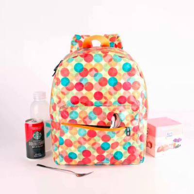 China Small Waterproof Tyvek Mini Backpack Ultra Light Teens Customized Pattern Printed Sport New Design Bag for sale