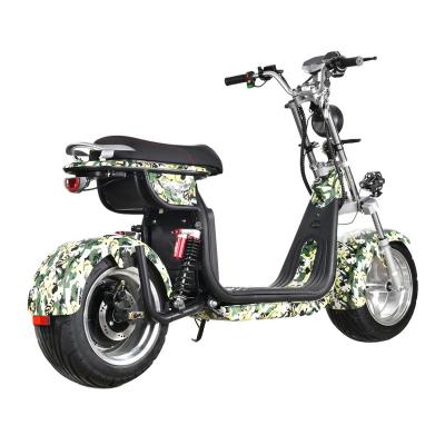 China fat electric scooter big wheel citycoco 2000w off road electric motorcycles HT629962402208 fat road electric scooter tire for sale