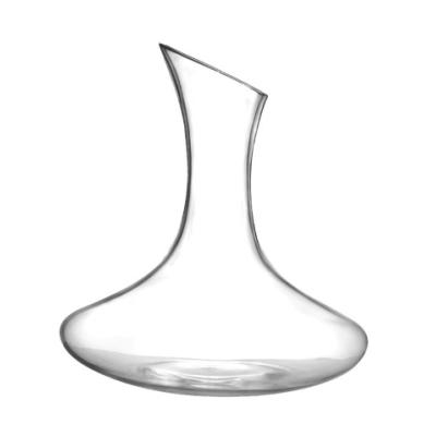 China Transparent classic luxury glass wine bottle decanter hand blown glass decanter clear glass decanter for sale