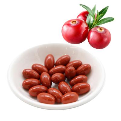 China Natural Urinary Tract Health Beauty Products Vitamin Supplement Cranberry Extract Softgel Capsule Support for sale