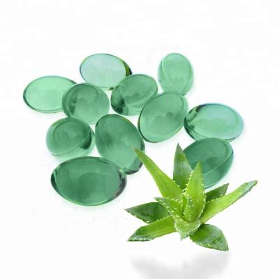 China Weight Loss Beauty Products OEM GMP Moisturizing Whitening Aloe Vera Softgel Capsule for sale