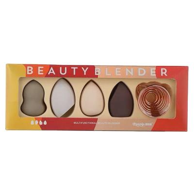 China Recycled Materials Paper Box Custom Cosmetic Inner Locker For Beauty Blender for sale