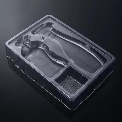 China Recycled Cosmetic Materials Clear Blister Plastic Perfume Packaging Inner Tray For Makeup for sale