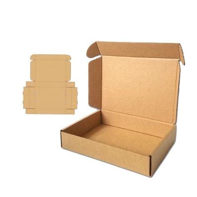 China Recyclable Kraft Paper Corrugated Paper Custom Cardboard Box for sale