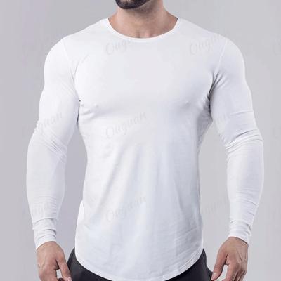 China Breathable Mens Long Sleeve Fitness Shirt Long Sleeve Shirts Men Long Sleeve T Shirt For Men for sale