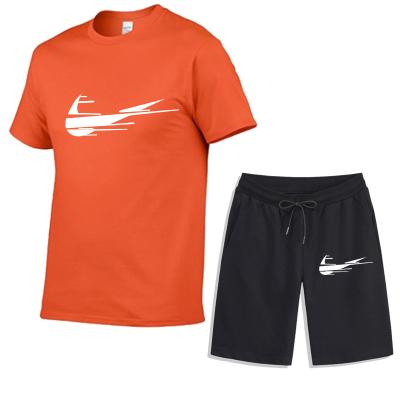 China Brand new men's breathable sportswear shorts set short sleeve quick-dry T-shirt and shorts casual wear men's athletics suit for sale