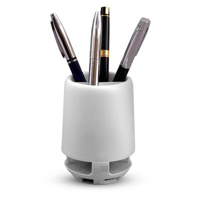 China Plastic pen holder with speaker for sale