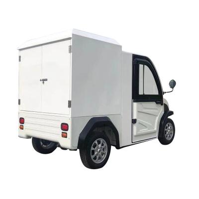 China Small Two Seater EV Van , Electric MIni Car With A Big Rear Cargo For Transportation Delivery 2700*1380*1780 Mm for sale