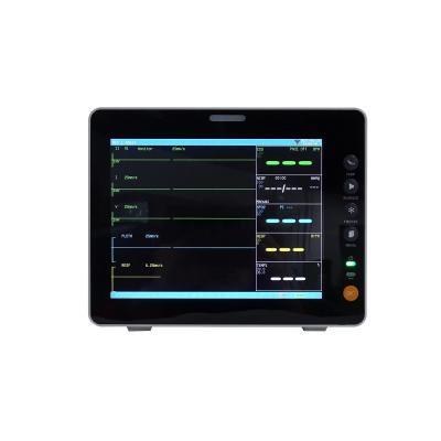 China Invasive Six Parameters Icu Patient Monitor Cheap Medical Use Five Parameters Multiparameter 12.1 Inch Touch Screen Patient Monitor for sale