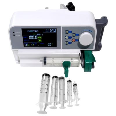 China Valuable High Function Electric Syringe Infusion Pump Remote Control With 4.3 Inch Large Screen And Drug Library Mini Syringe Pump for sale