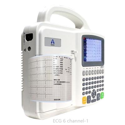 China Portable Medical Portable ECG Electrocardiogram Machine Digital Heart Rate Electrocardiograph Machine For Sale for sale