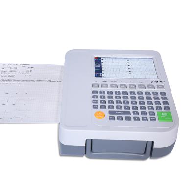 China Hospital clinic SZOSEN E12 12 lead ecg machine monitor 12 channel digital electrocardiograph with interpretation for sale