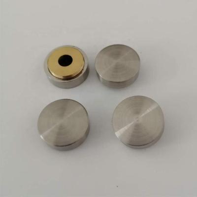 China Brushed Finish Flat Solid Brass Bronze Mirror Screw Cover for sale