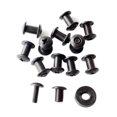 China M4 Bolt Chicago Screws Book Binding Plastic Male Female Chicago Screws for sale